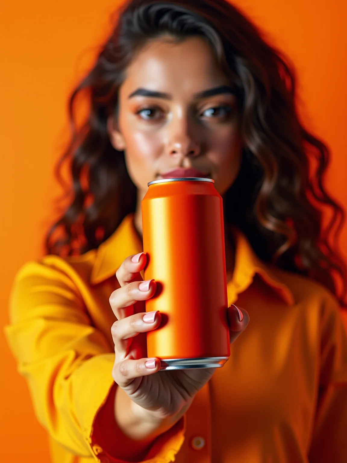 Influencer product-placement shot